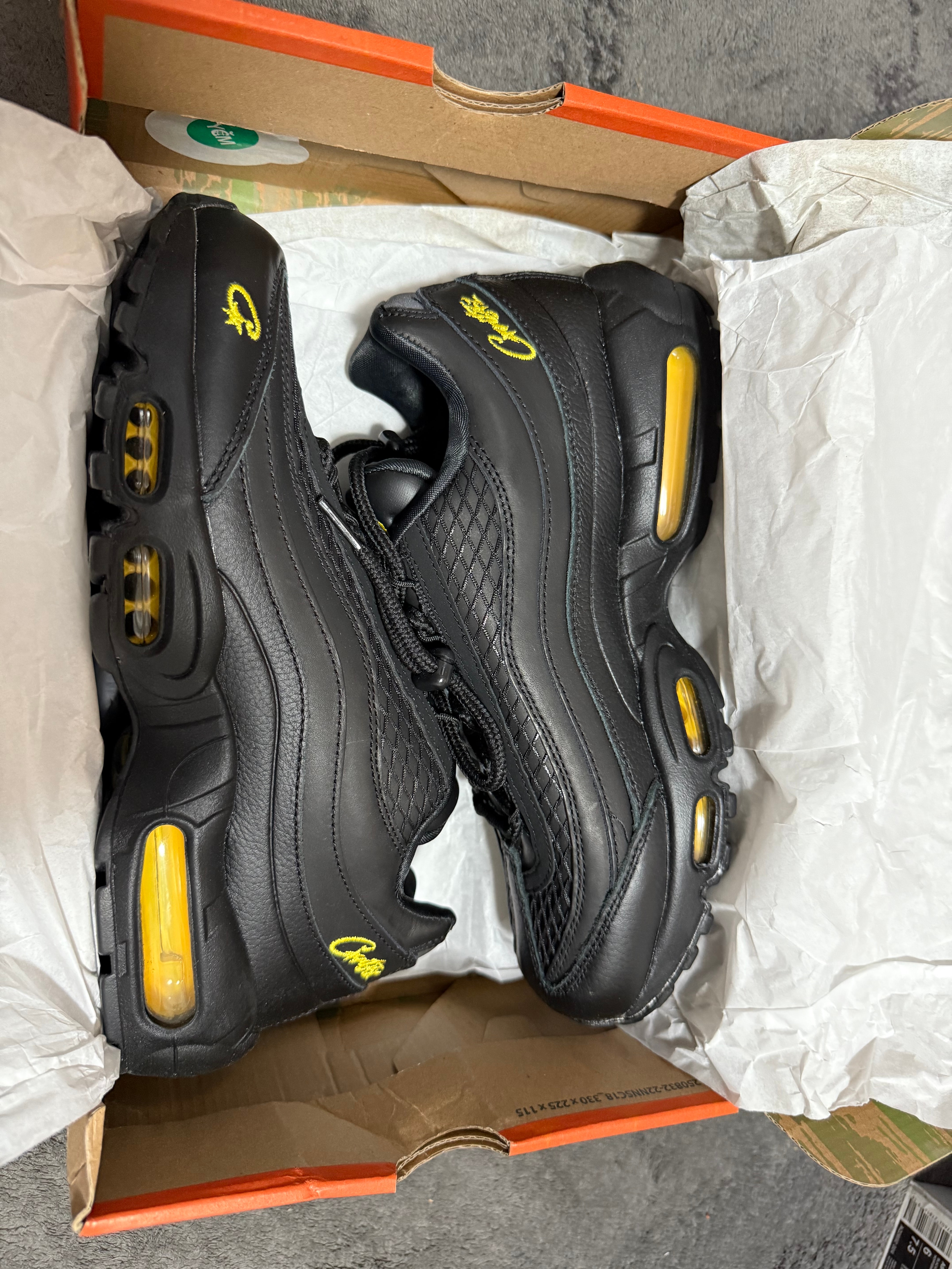 Corteiz × Nike Air Max 95 "Black and Tour Yellow"