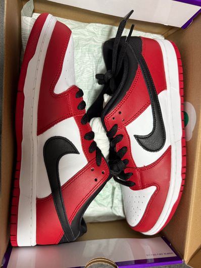 Nike SB Dunk Low Pro "J-Pack Chicago/Varsity Red and White"