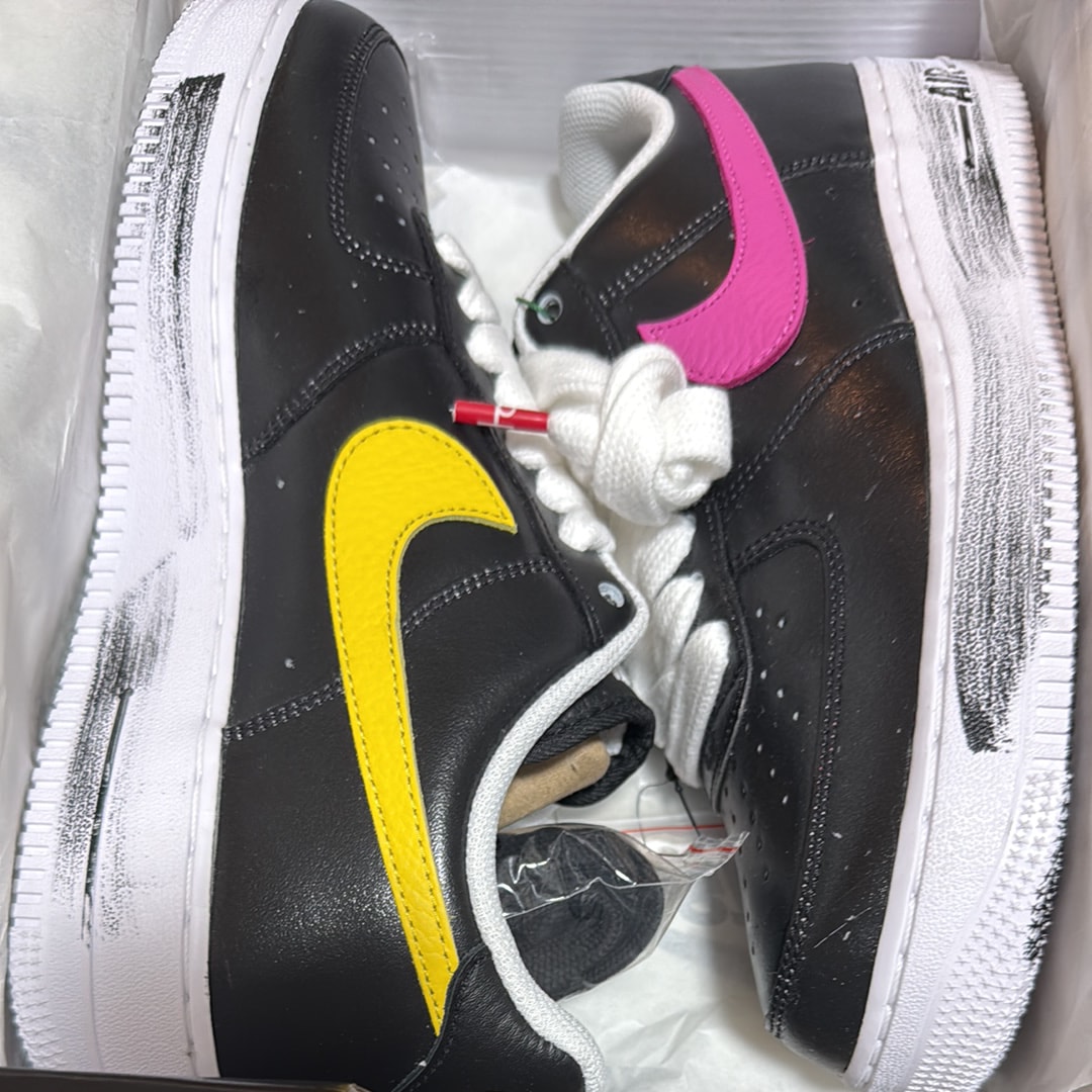 PEACEMINUSONE × Nike Air Force 1 Low '07 Para-Noise 3.0 "Black and Multi-Color" / G-DRAGON