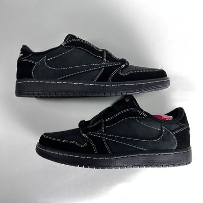 Travis Scott × Nike Air Jordan 1 Low OG SP "Black Phantom"