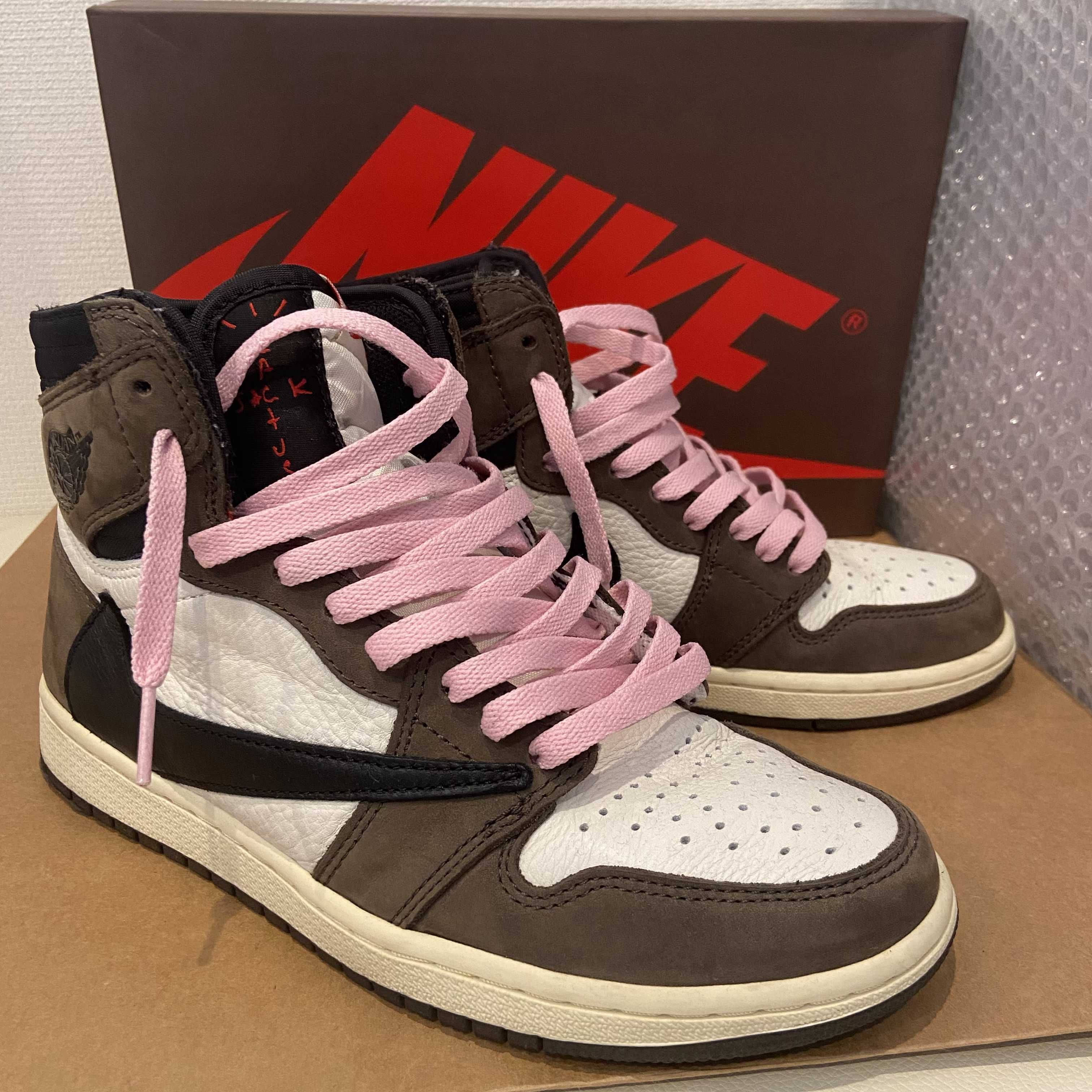 Travis Scott × Nike Air Jordan 1 Retro High OG TS SP "Sail/Dark Mocha"