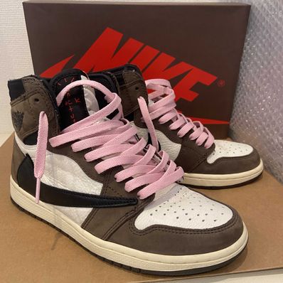 Travis Scott × Nike Air Jordan 1 Retro High OG TS SP "Sail/Dark Mocha"