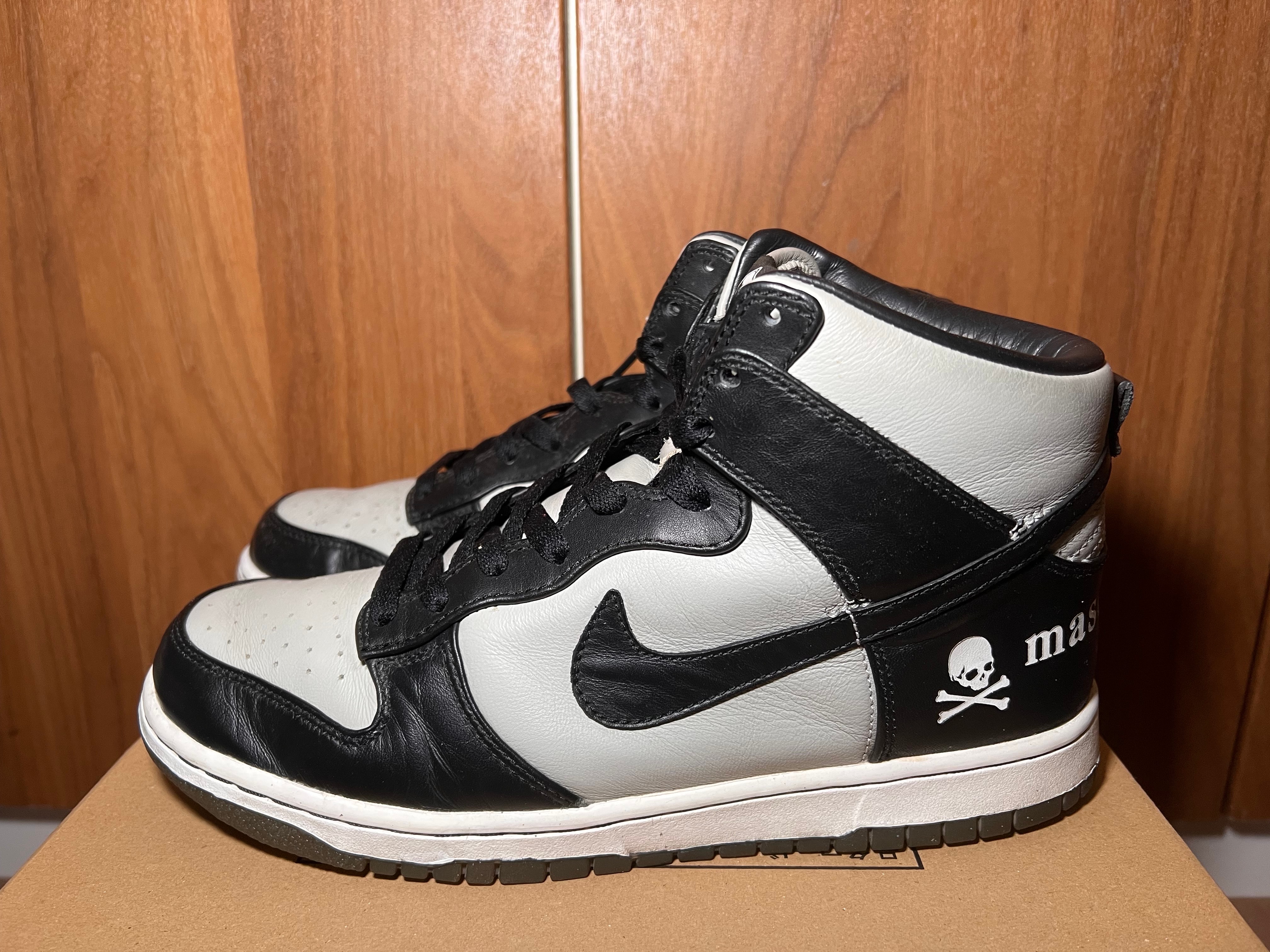 マスターマインドジャパン × ナイキ ダンク PRM ハイ MMJ NRG "ブラック/グレネイト ホワイト"