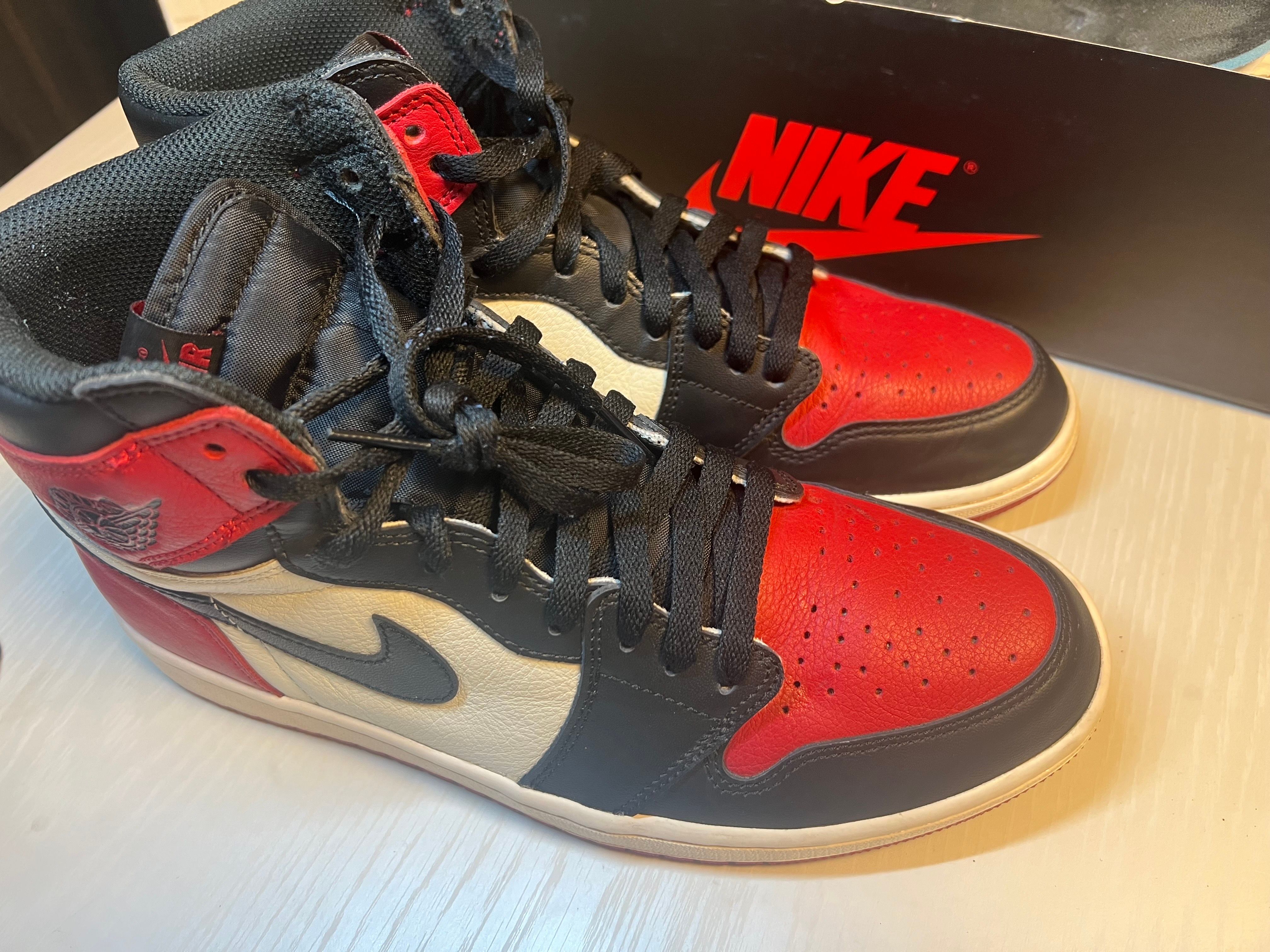Nike Air Jordan 1 Retro High OG "Bred Toe"