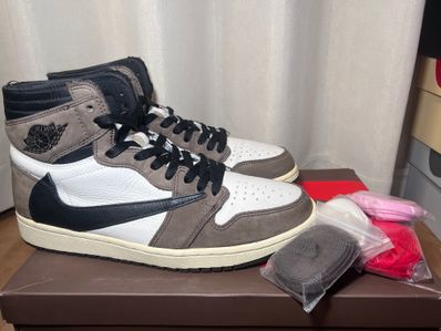 Travis Scott × Nike Air Jordan 1 Retro High OG TS SP "Sail/Dark Mocha"