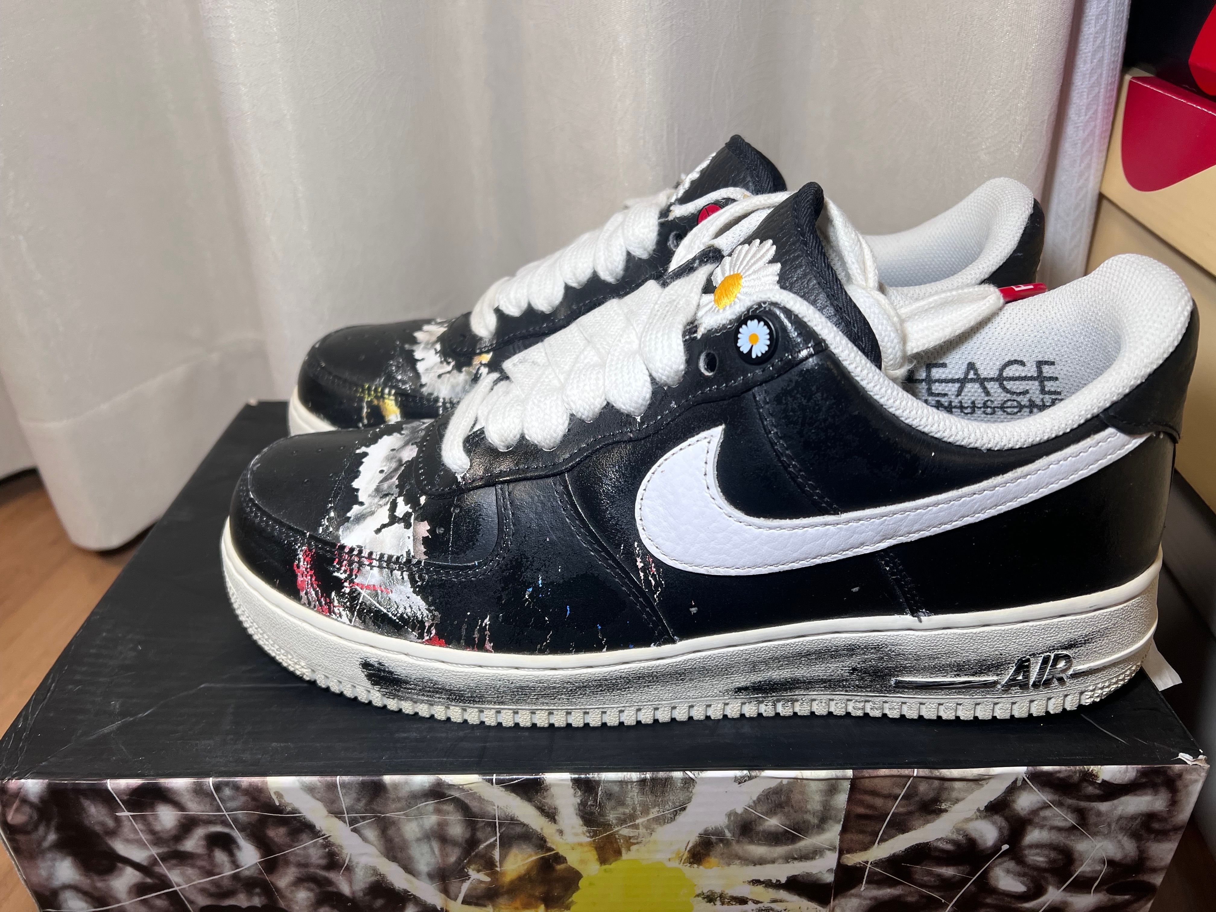 PEACEMINUSONE × Nike Air Force 1 Low Para Noise "Black" / G-DRAGON