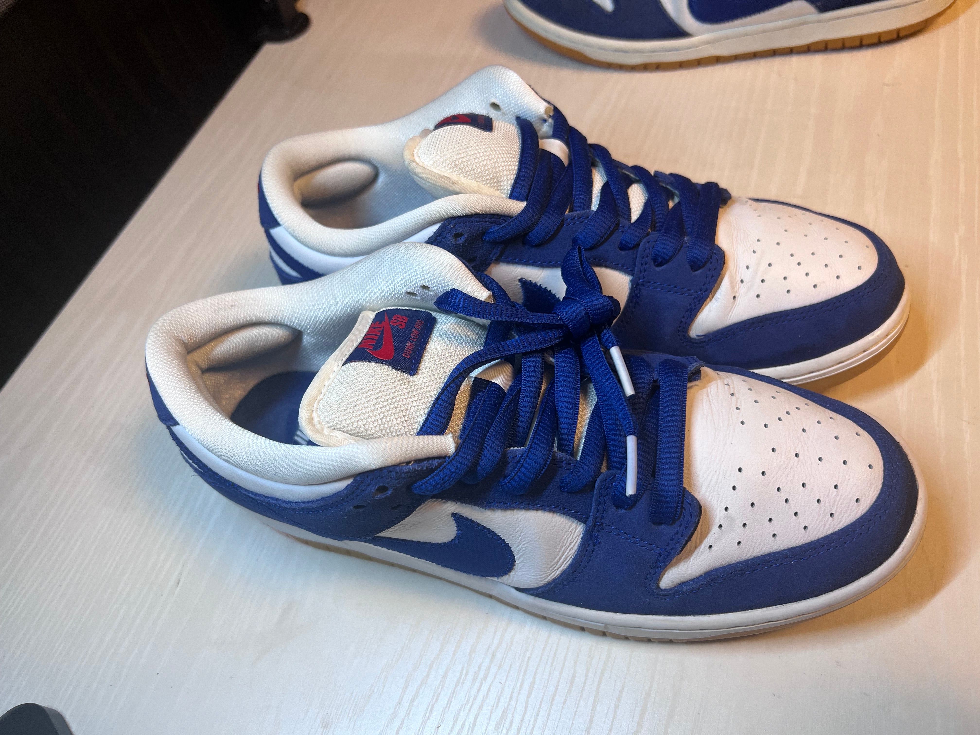 Nike SB Dunk Low "Los Angeles Dodgers/Deep Royal Blue"