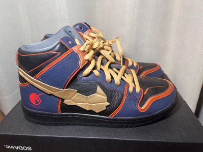 Gundam Unicorn × Nike SB Dunk High PRO QS "Banshee"