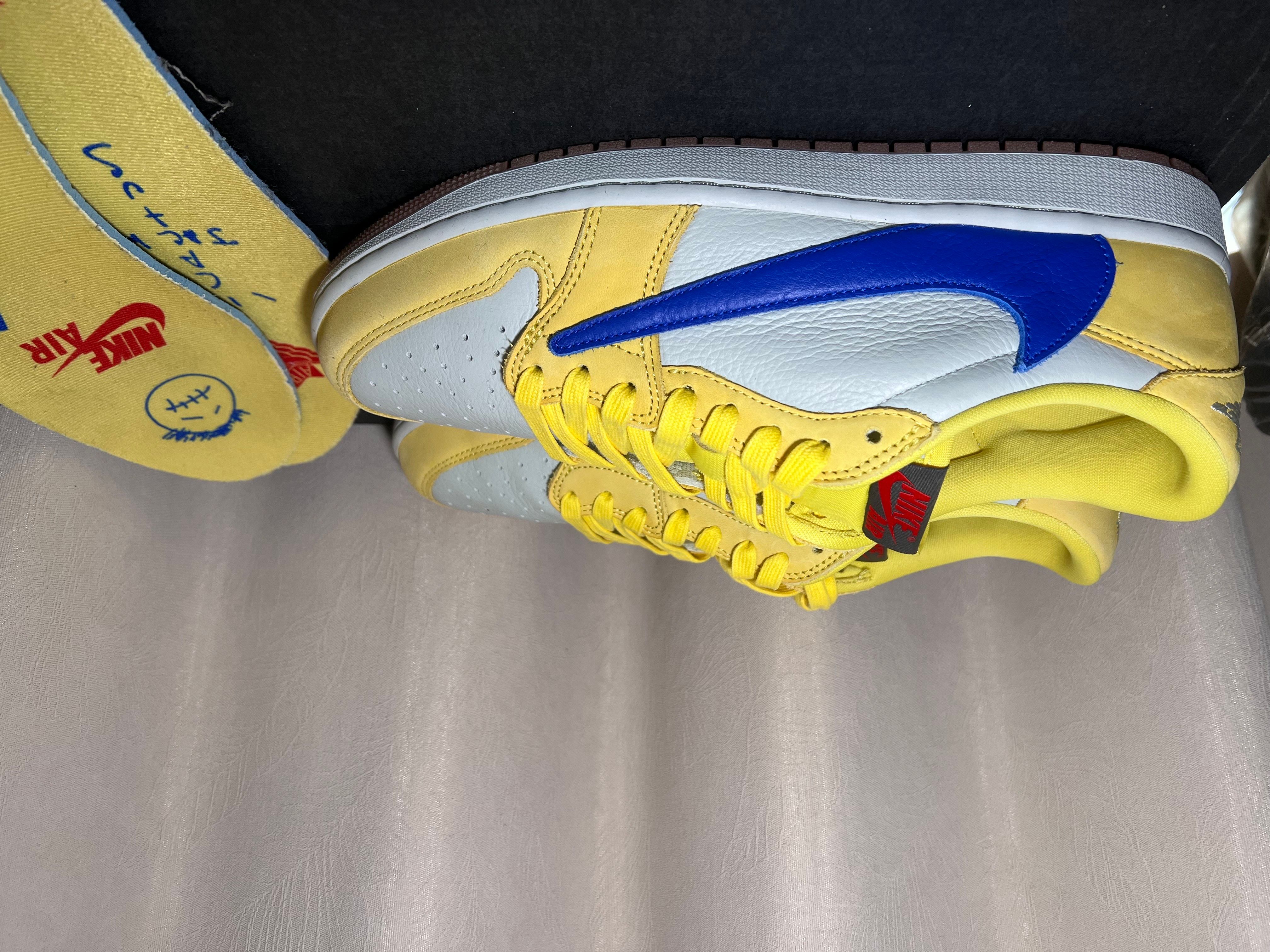 Travis Scott × Nike Women's Air Jordan 1 Retro Low OG "Canary"