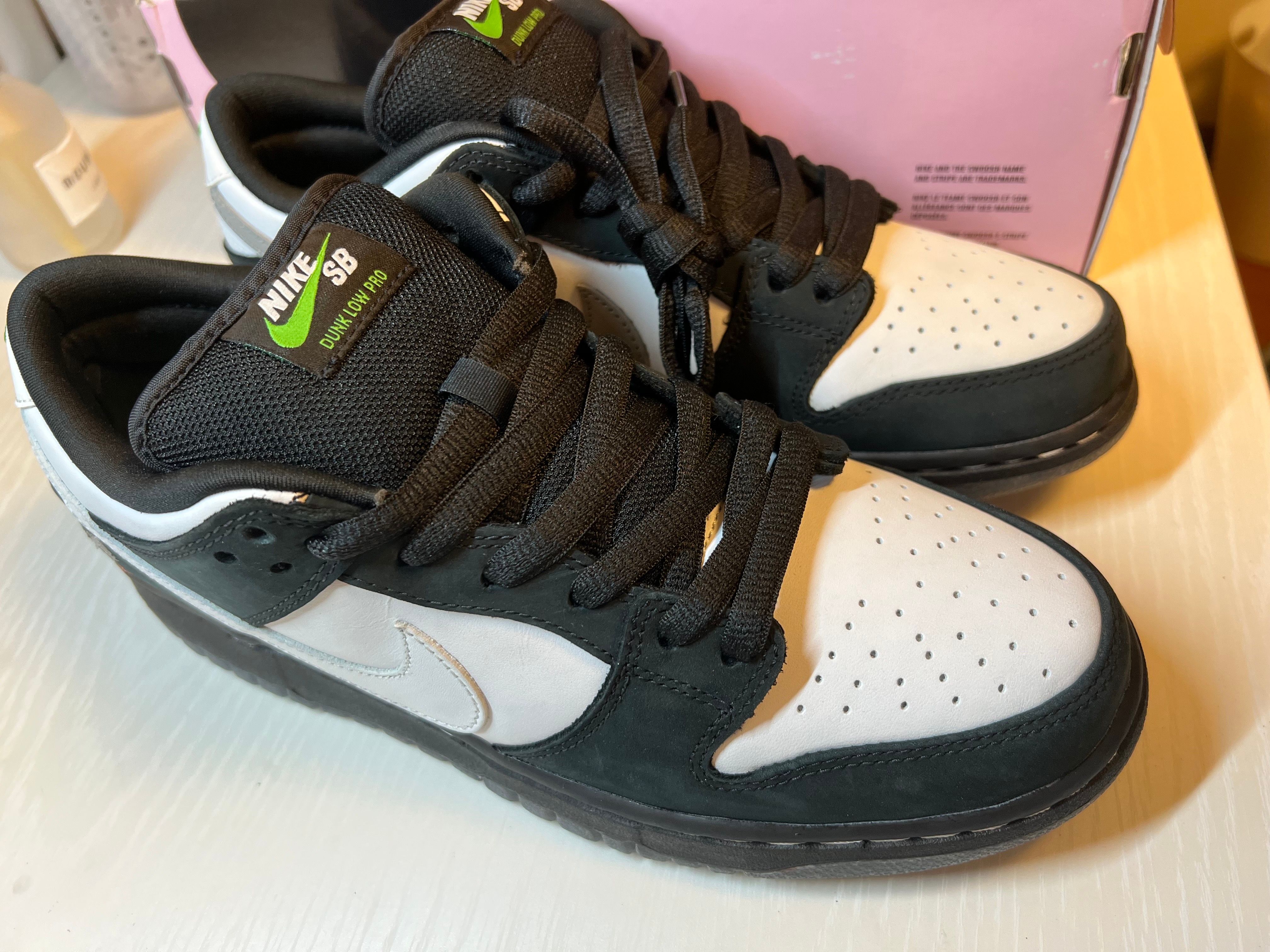 STAPLE × Nike SB Dunk Low "Pigeon Black/White"