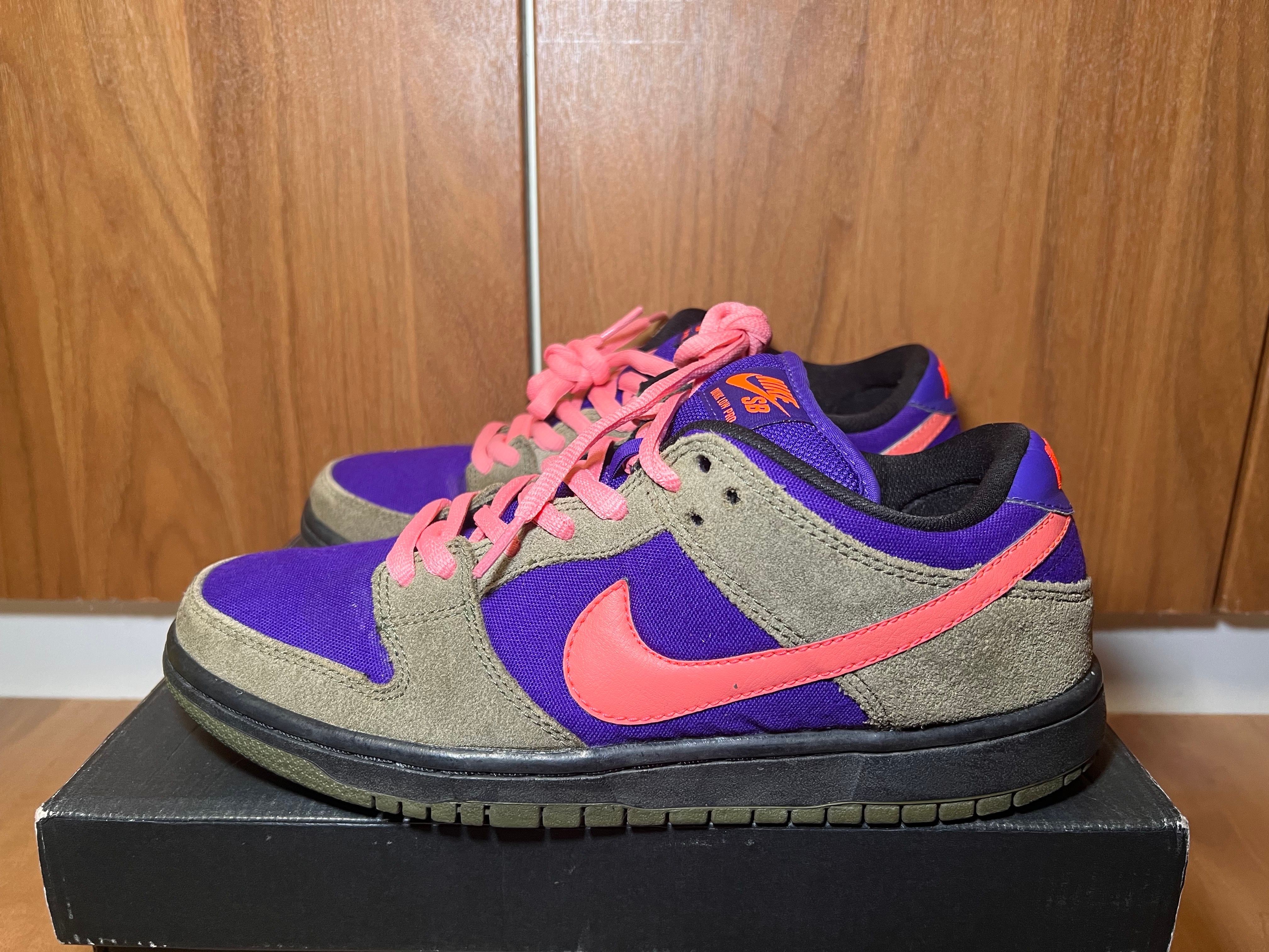 Nike SB Dunk Low Pro "Olive/Atomic Red"