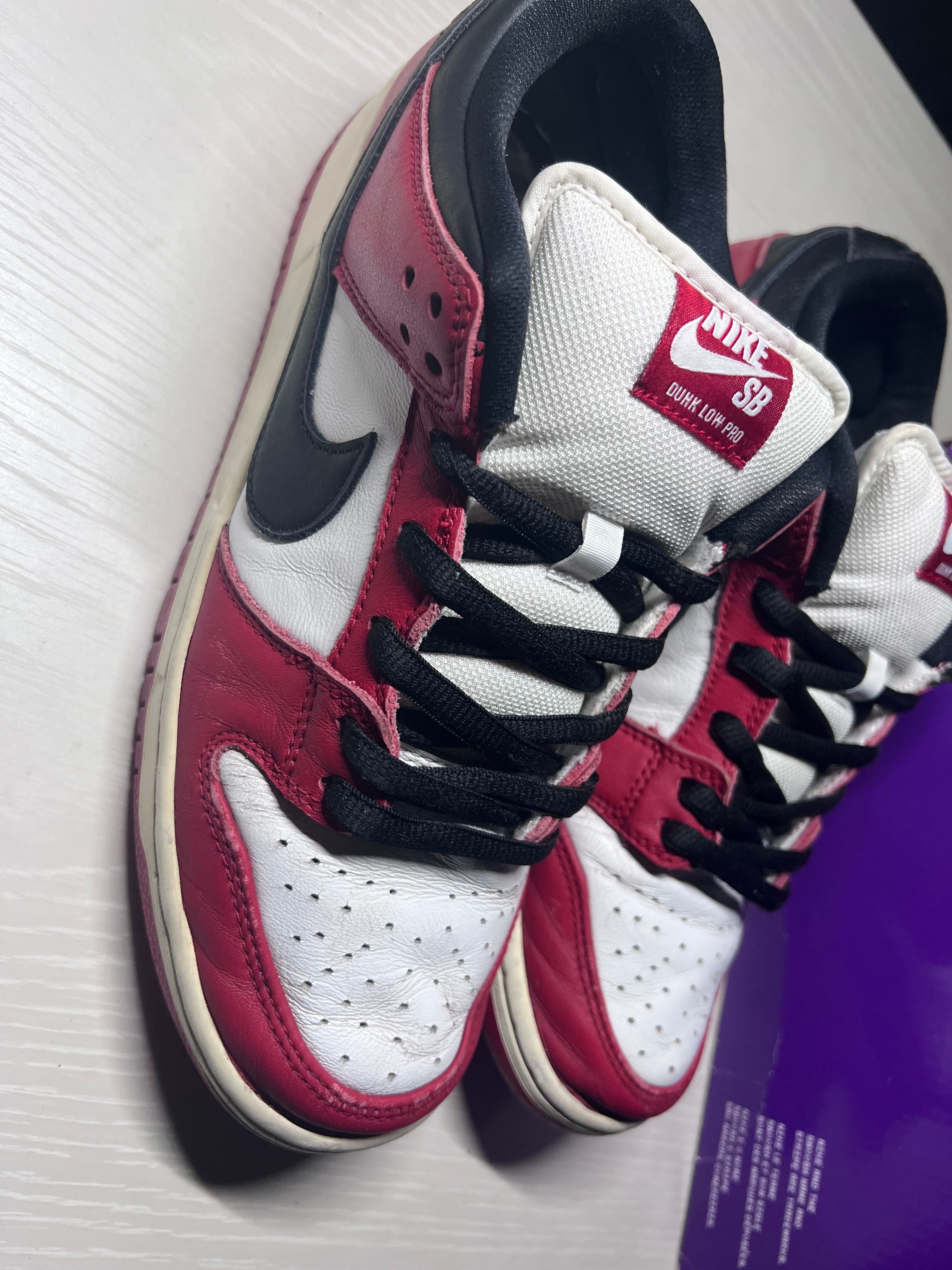 Nike SB Dunk Low Pro "J-Pack Chicago/Varsity Red and White"