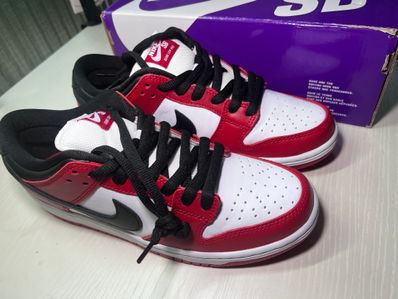 Nike SB Dunk Low Pro "J-Pack Chicago/Varsity Red and White"