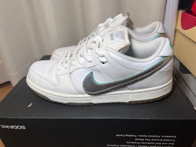 Diamond Supply Co. × Nike SB Dunk Low Pro "White"