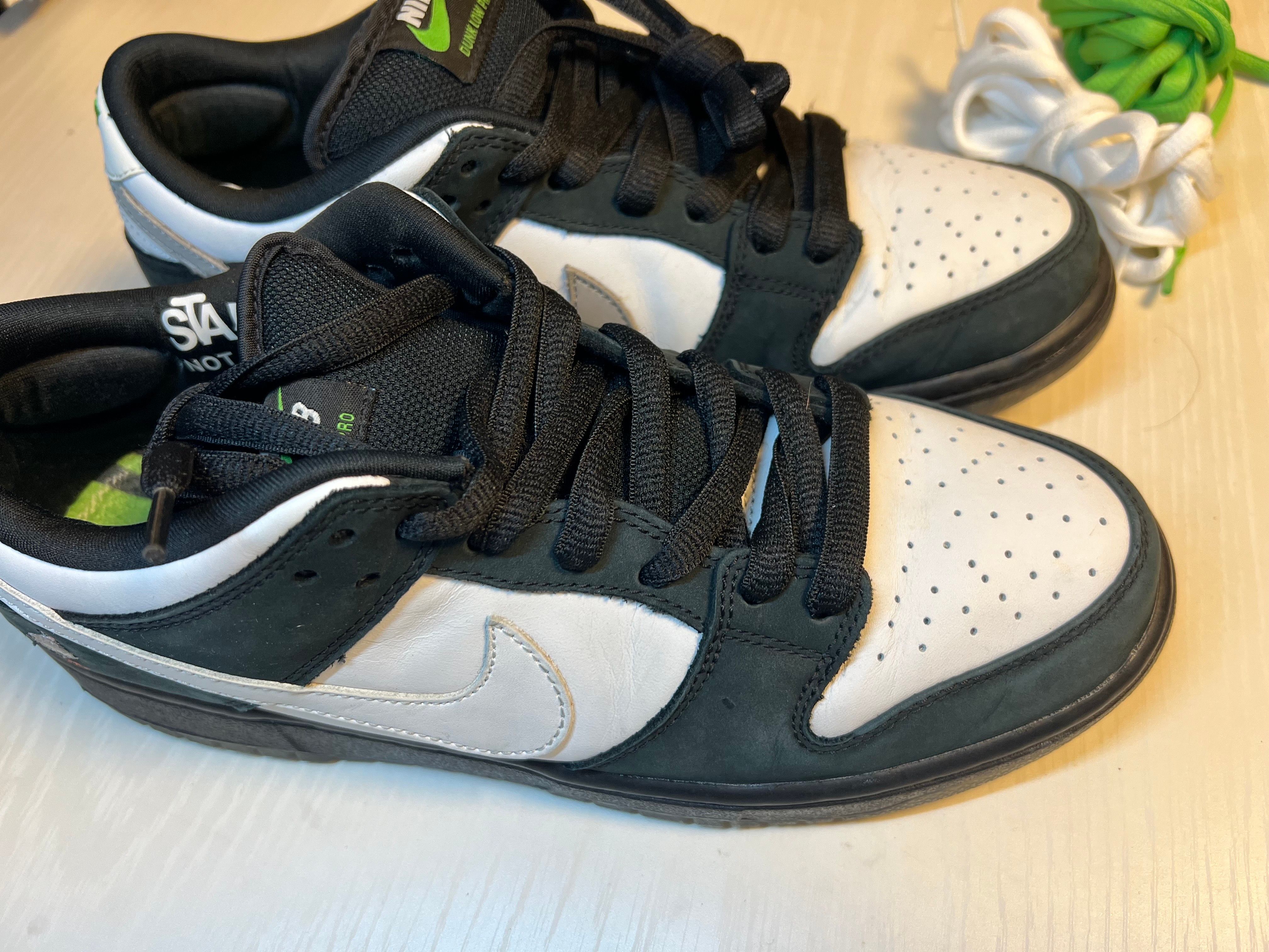 STAPLE × Nike SB Dunk Low "Pigeon Black/White"