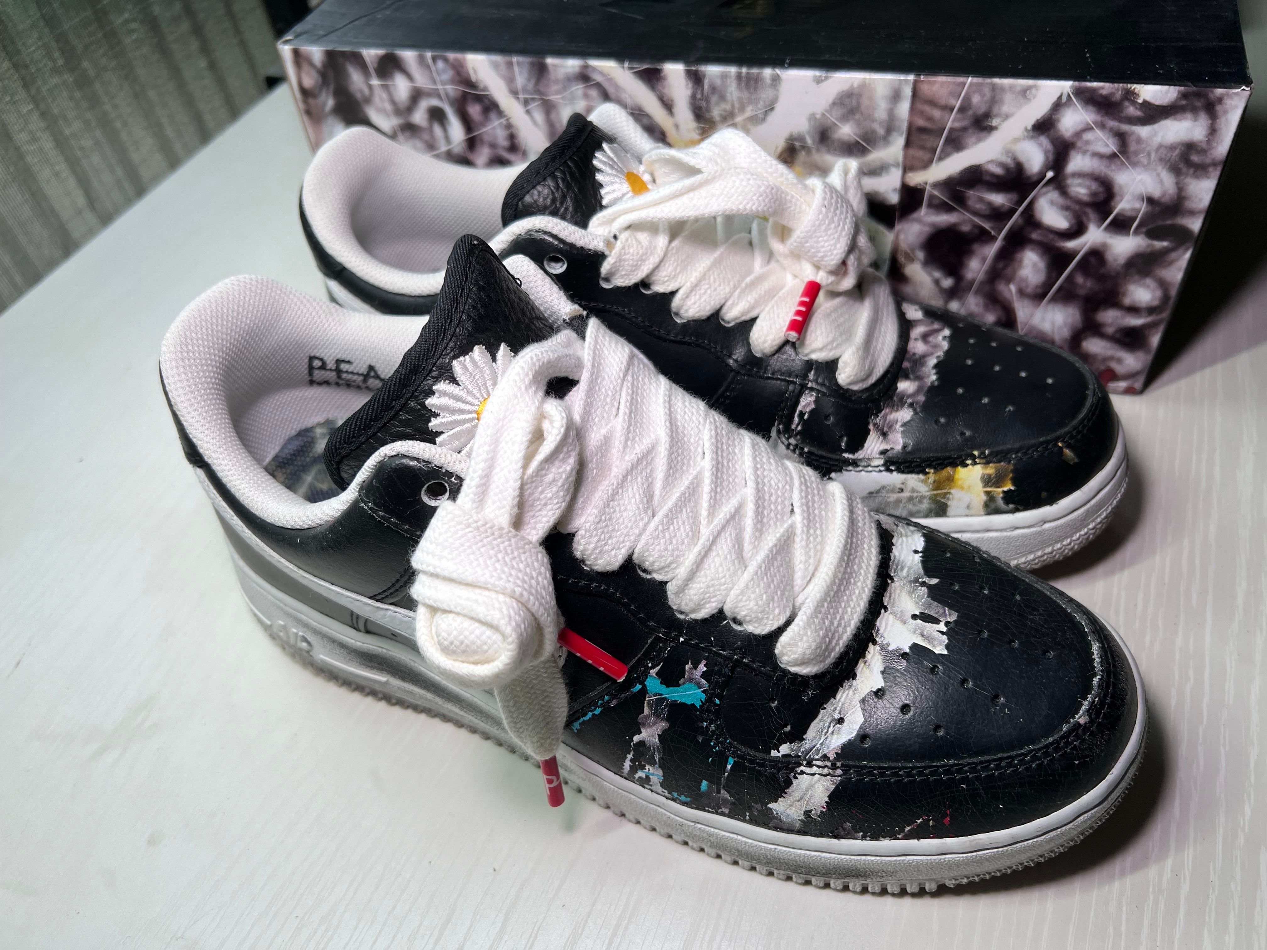 PEACEMINUSONE × Nike Air Force 1 Low Para Noise "Black" / G-DRAGON