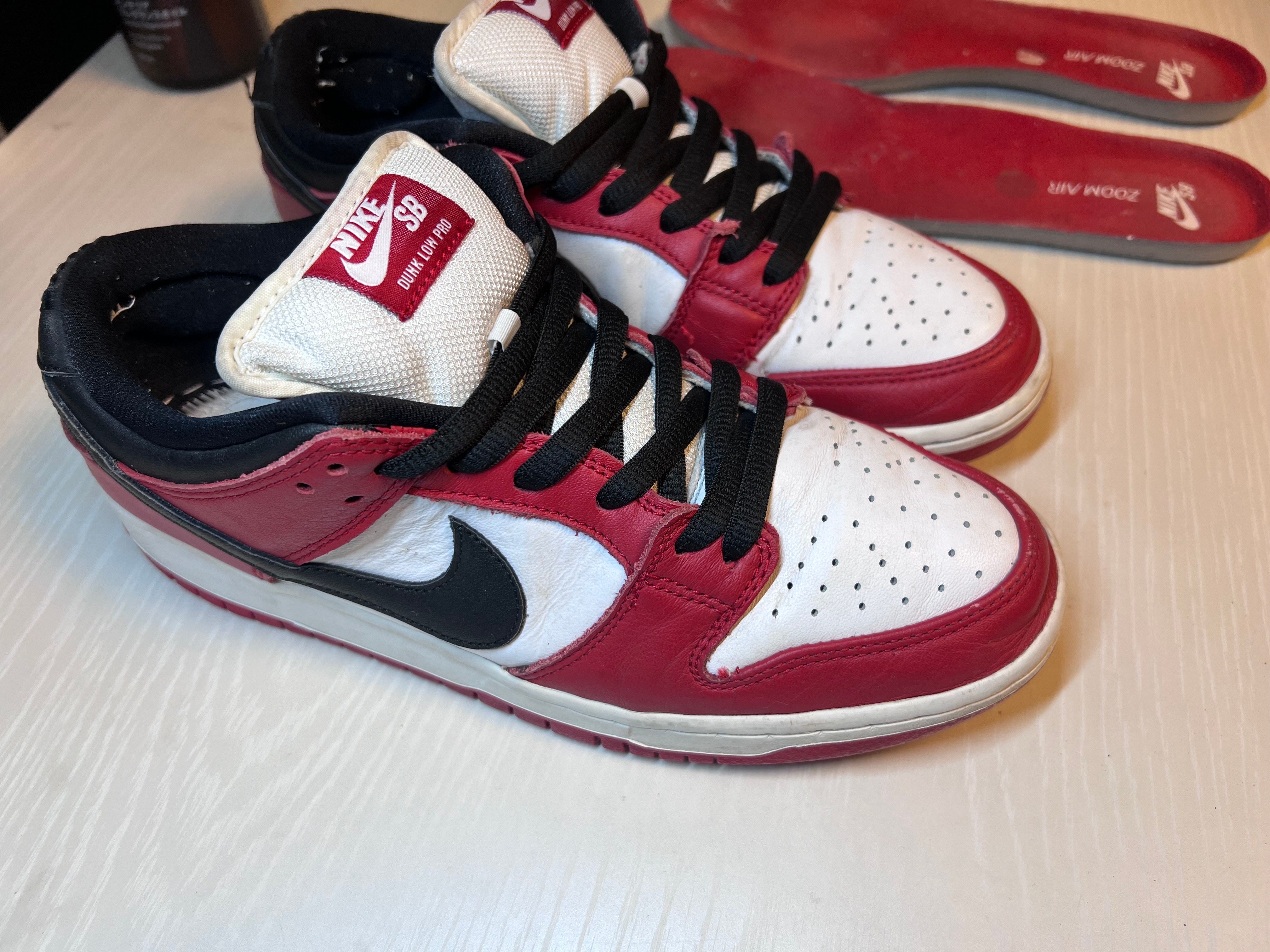 Nike SB Dunk Low Pro "J-Pack Chicago/Varsity Red and White"