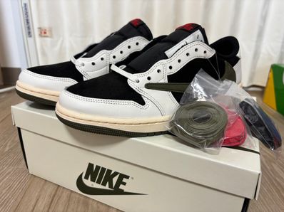Travis Scott × Nike Women's Air Jordan 1 Low OG "Medium Olive"