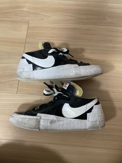 sacai × Nike Blazer Low "Black Patent Leather"