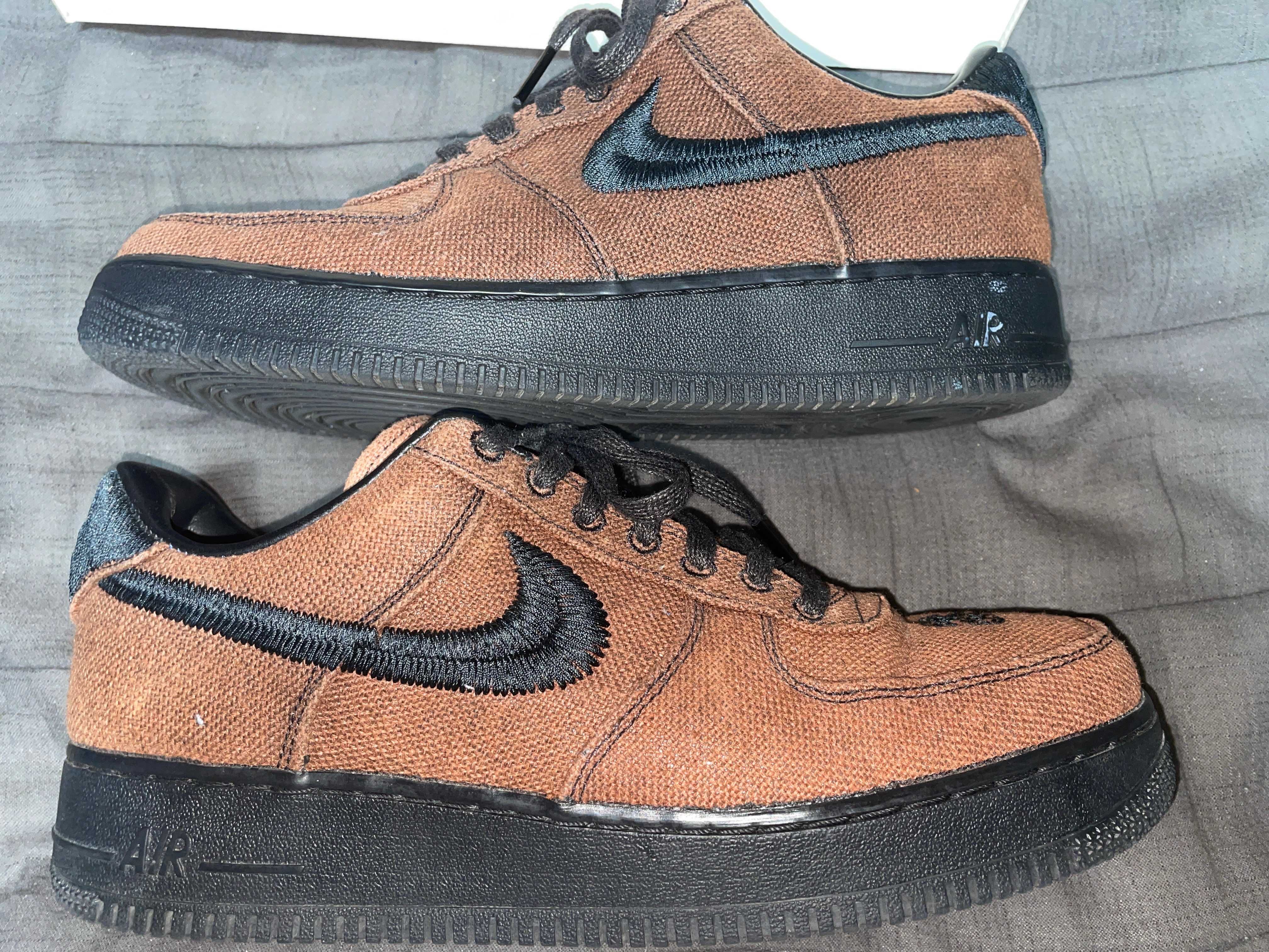 Stussy × Nike Air Force 1 Low "Triple Black"