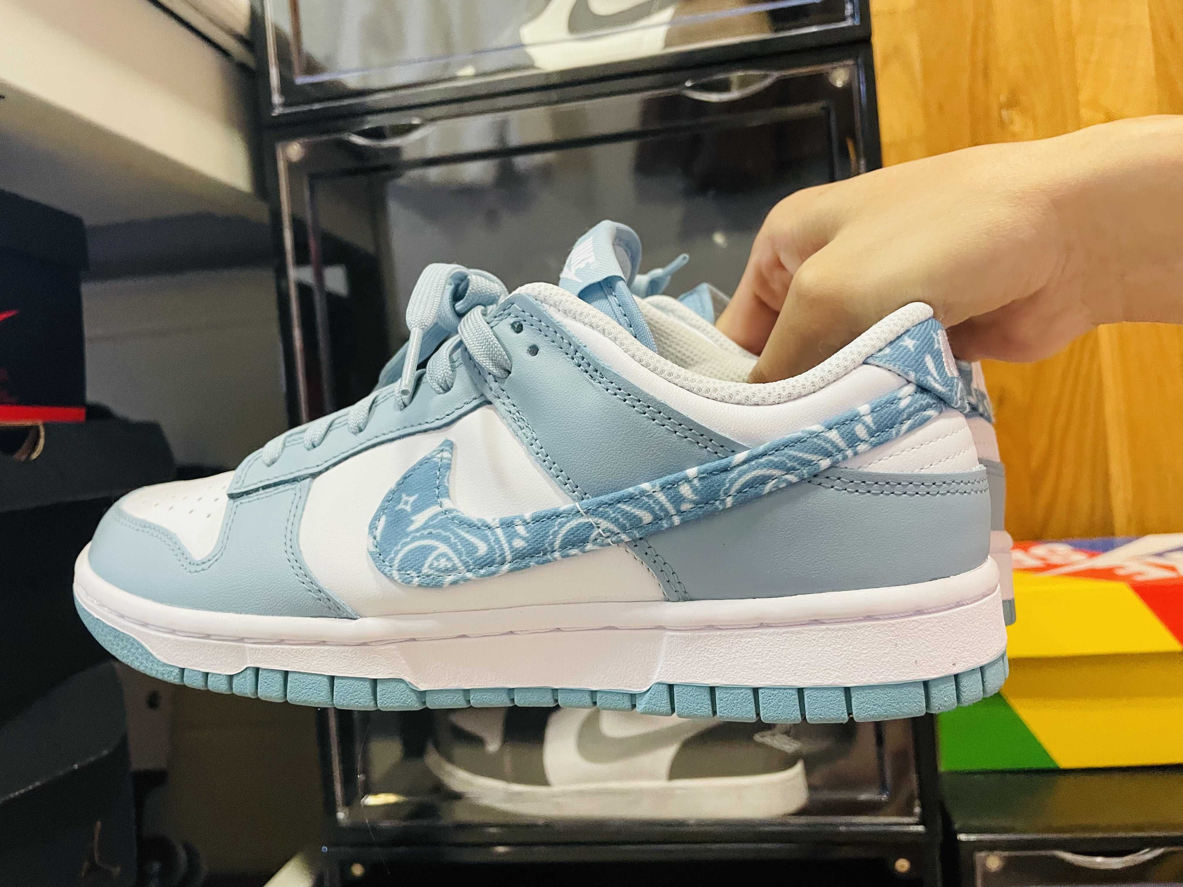 Nike Women's Dunk Low ESS "Blue Paisley"