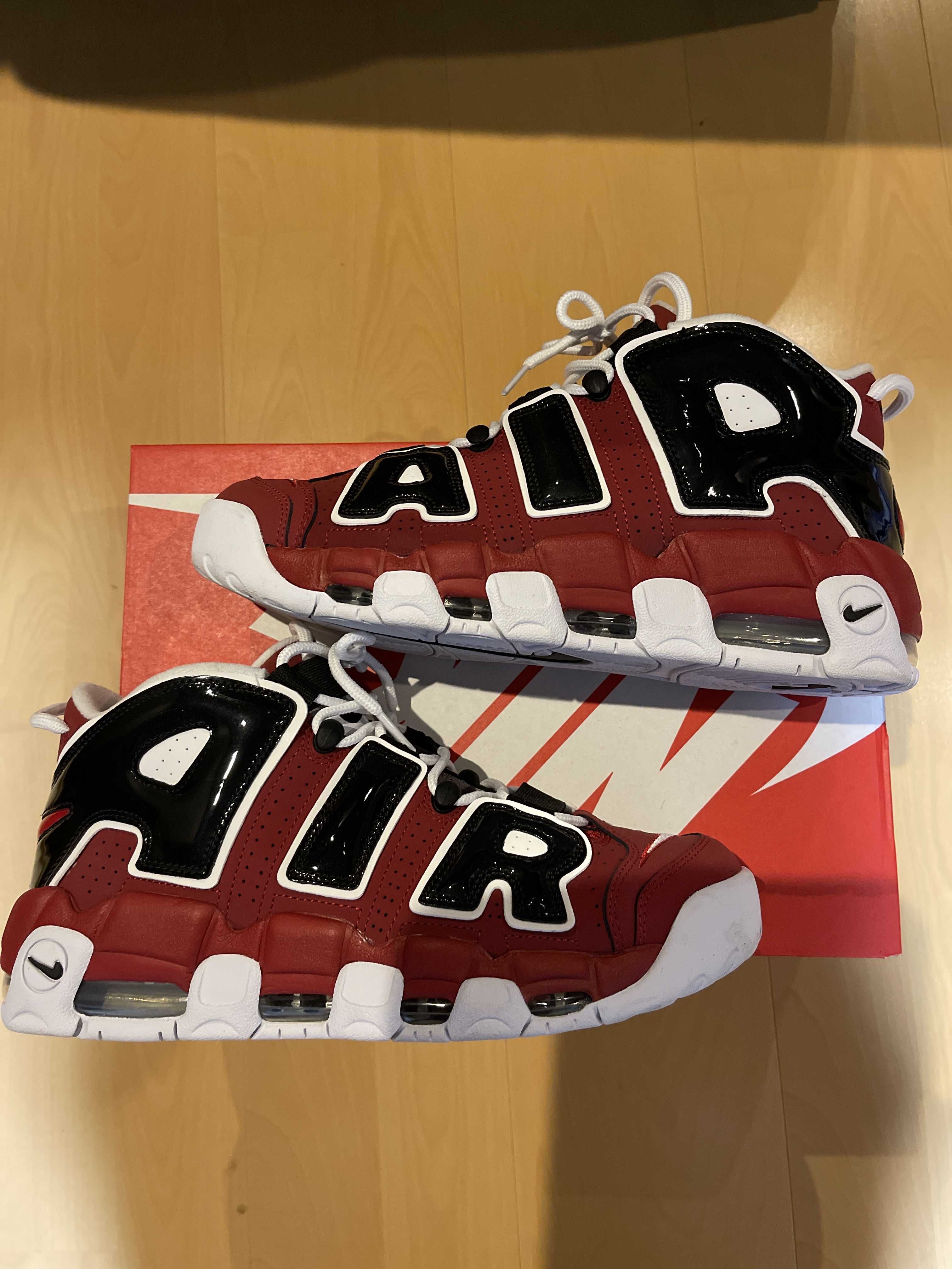 Nike Air More Uptempo ’96 "Black and Varsity Red" (2021) 