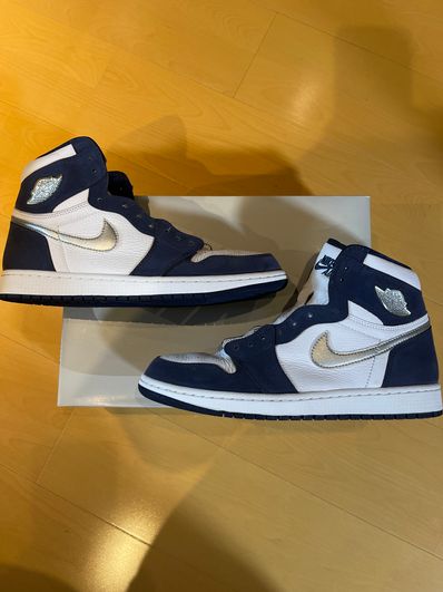 Nike Air Jordan 1 High OG CO.JP "White/Midnight Navy" (2020)(ブリーフケースなし)