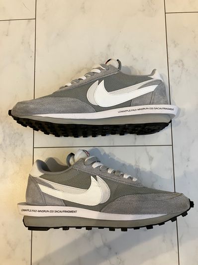 Fragment × sacai × Nike LD Waffle "Light Smoke Grey"
