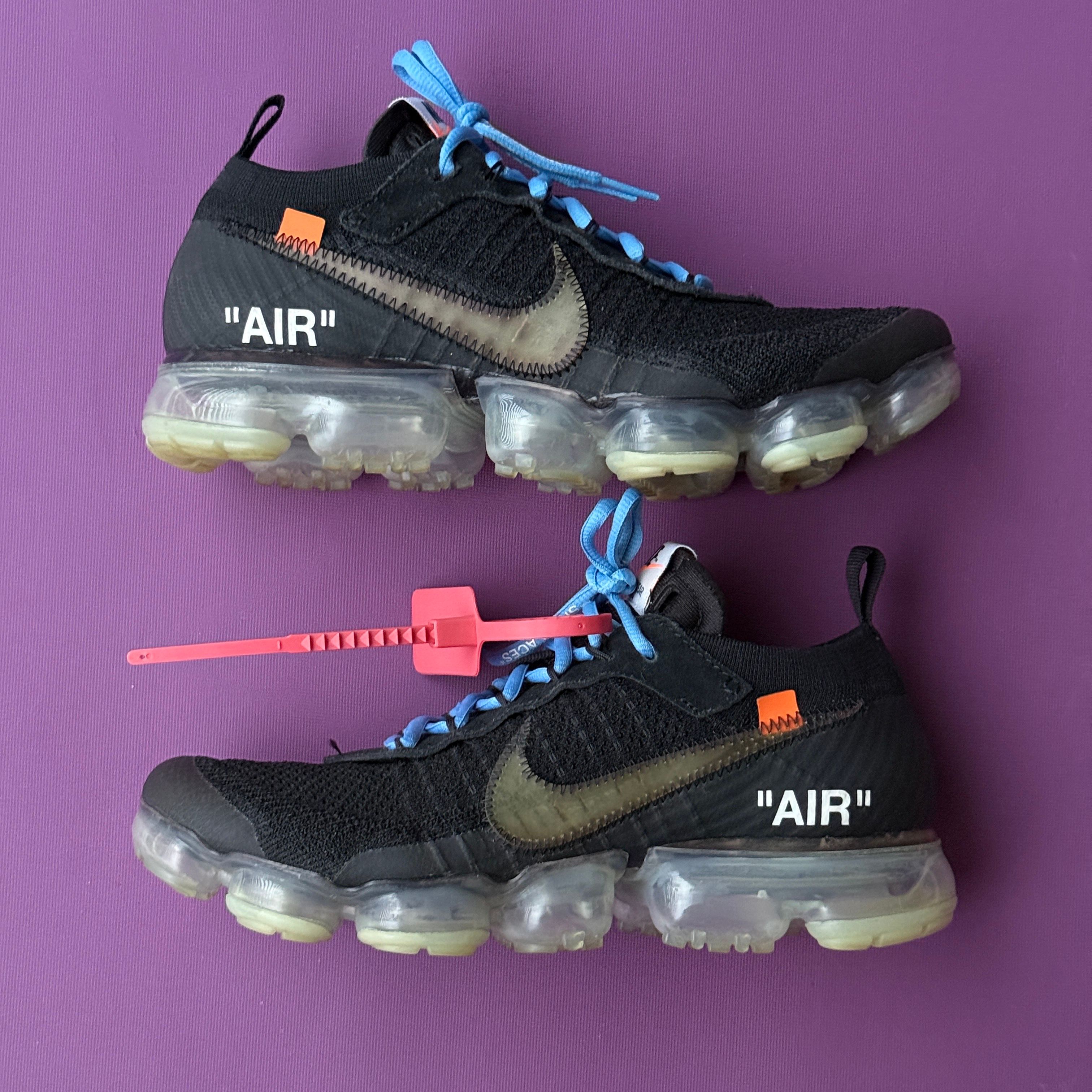 Off-White × Nike Air Vapormax "Black/Total Orange/Clear"