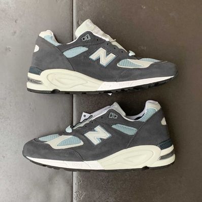 KITH Ronnie Fieg × New Balance 990V2 "Steel Blue"