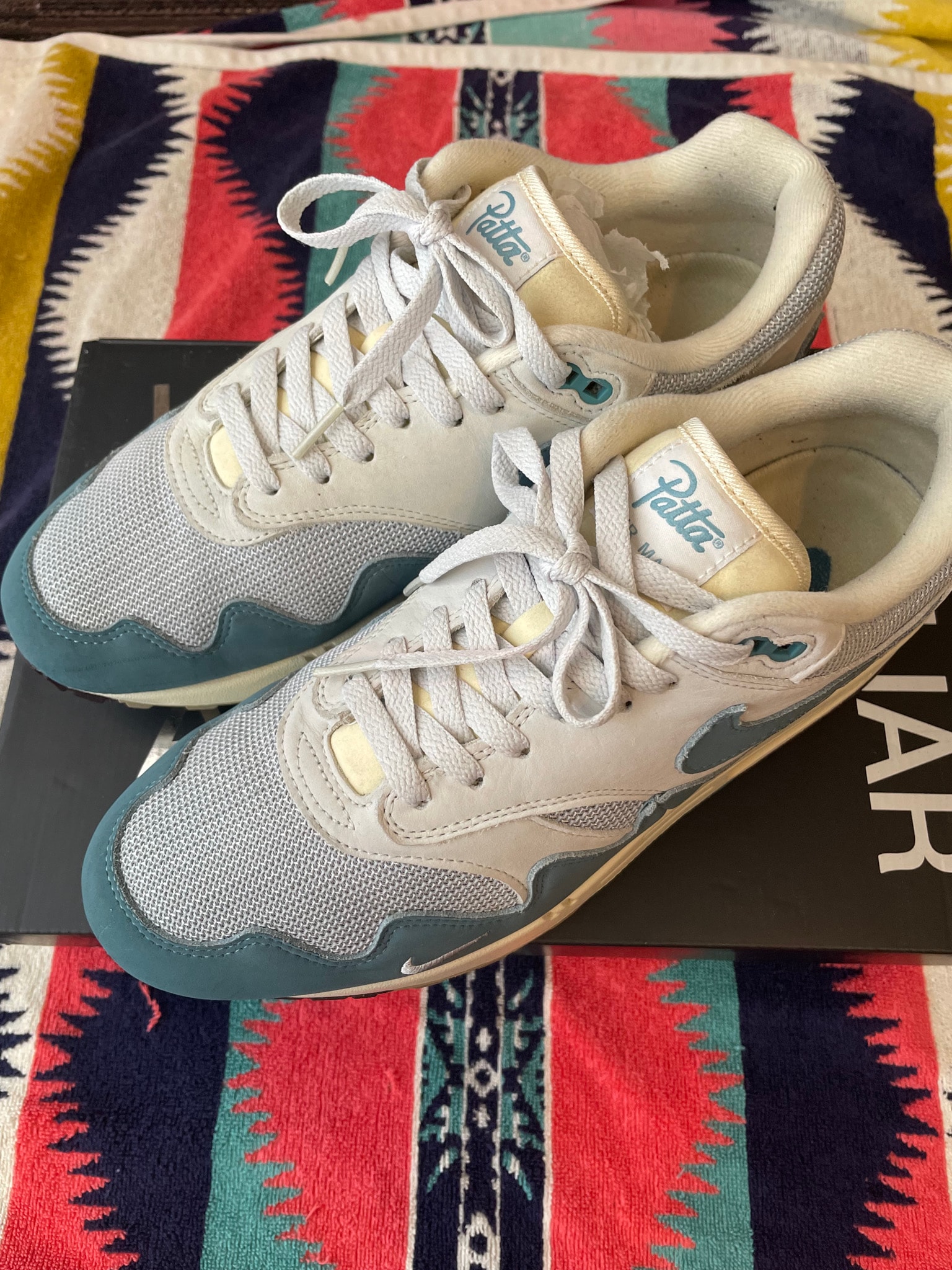 Patta × Nike Air Max 1 "Noise Aqua"