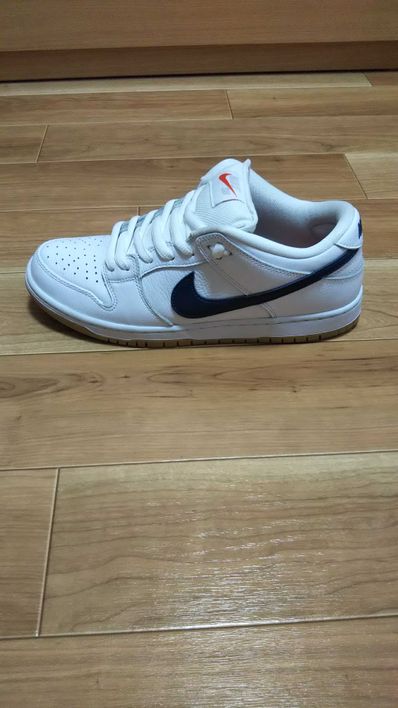 Nike SB Dunk Low "Orange Label White Navy"