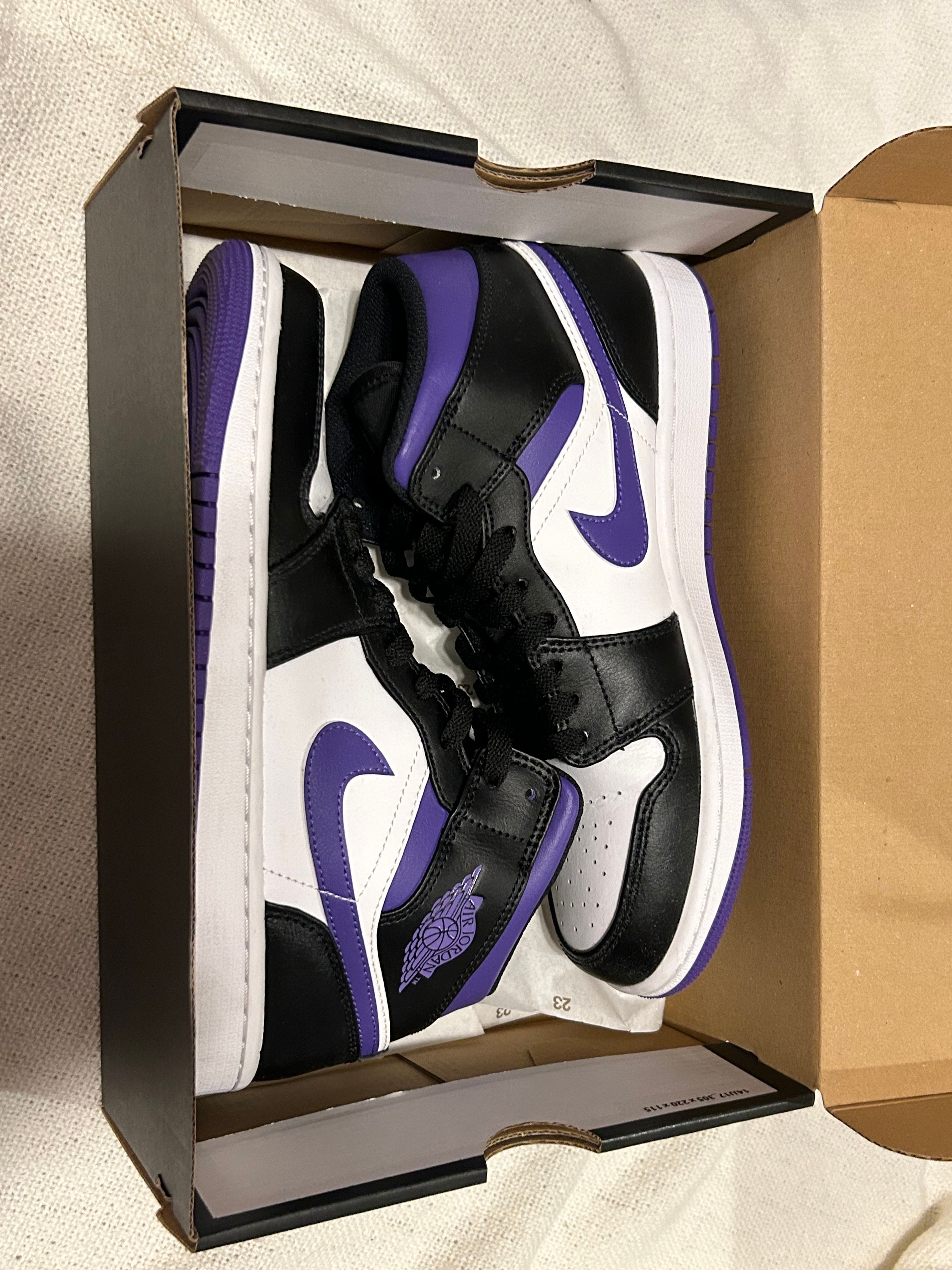 Nike Air Jordan 1 Mid "Black/Court Purple"