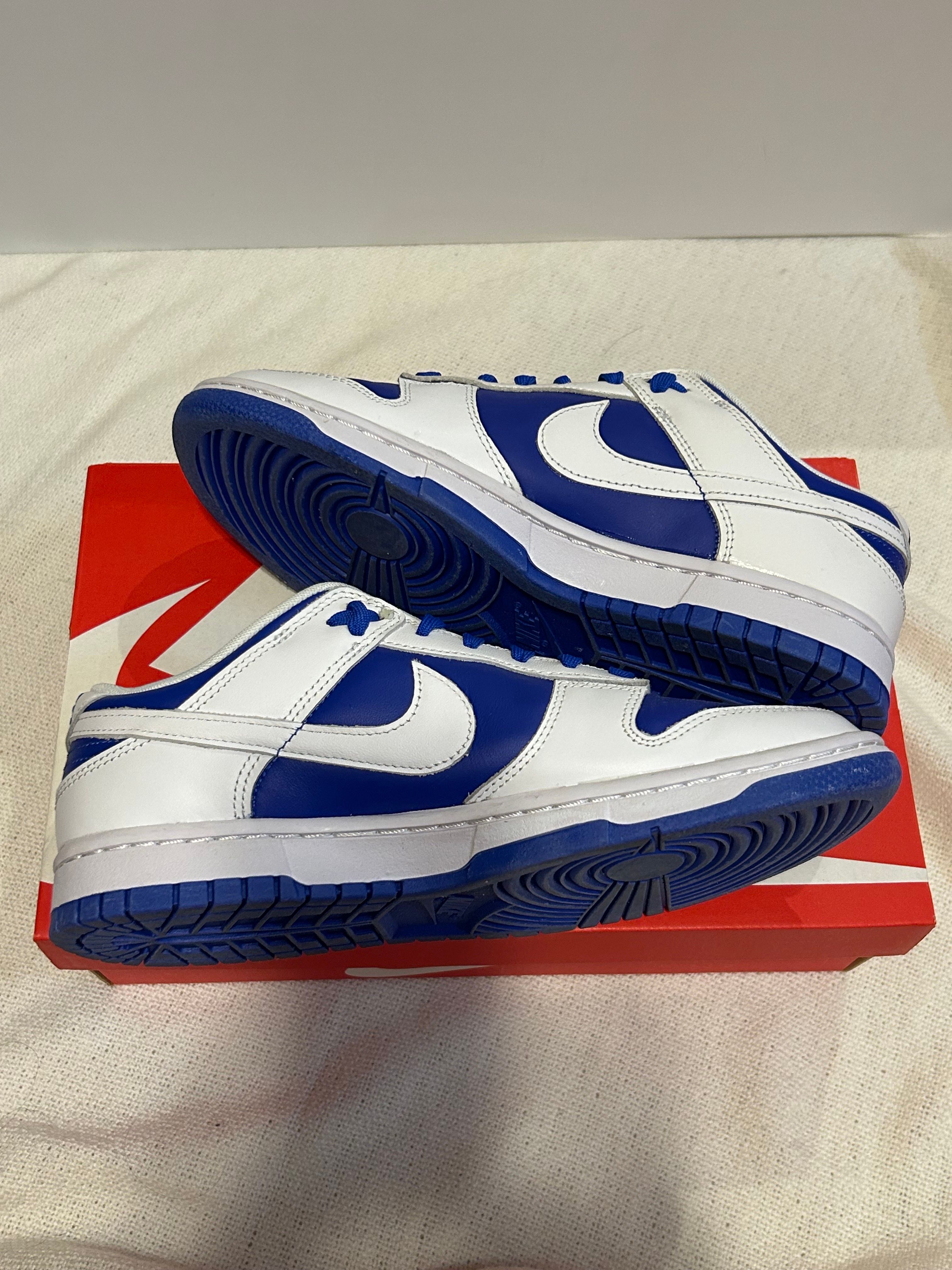 Nike Dunk Low Retro "Racer Blue and White"