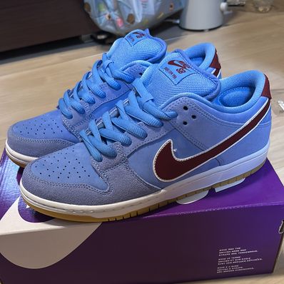 Nike SB Dunk Low Pro "Philadelphia Phillies/Valor Blue and Team Maroon"