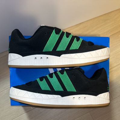 XLARGE × atmos × adidas Adimatic "Black/Green"