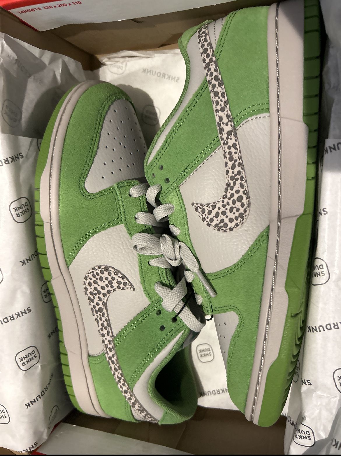 Nike Dunk Low Safari Swoosh "Chlorophyll"