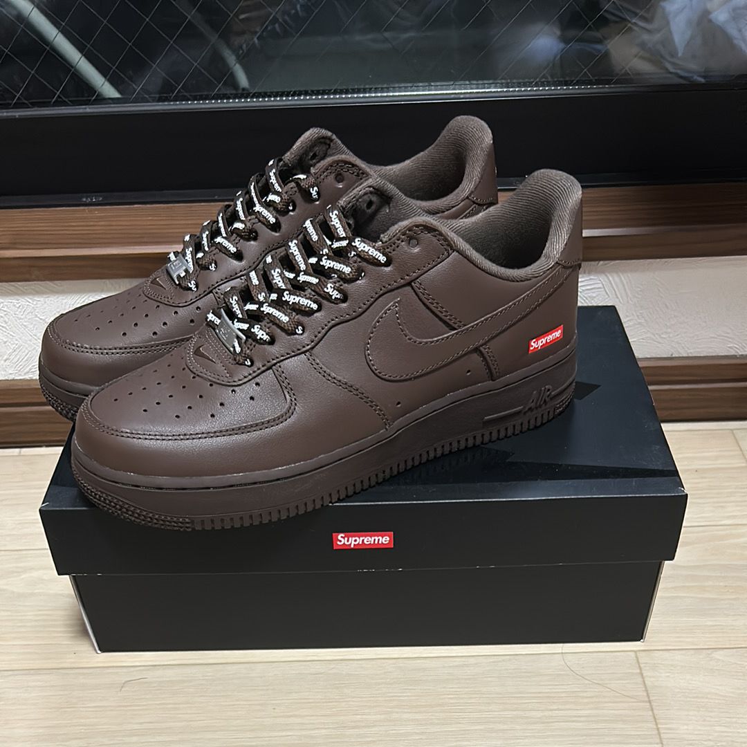 Supreme × Nike Air Force 1 Low "Baroque Brown"