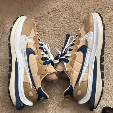 Sacai × Nike Vapor Waffle "Sesame And Blue Void"