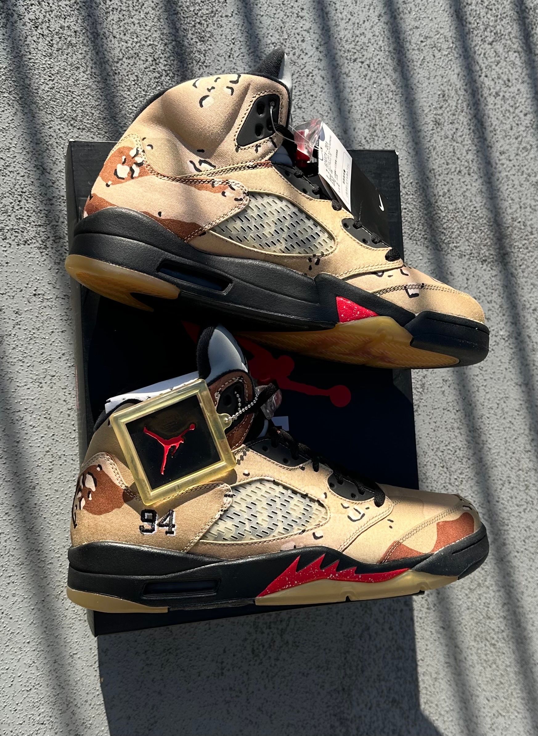Supreme × Nike Air Jordan 5 Retro "Desert Camo"