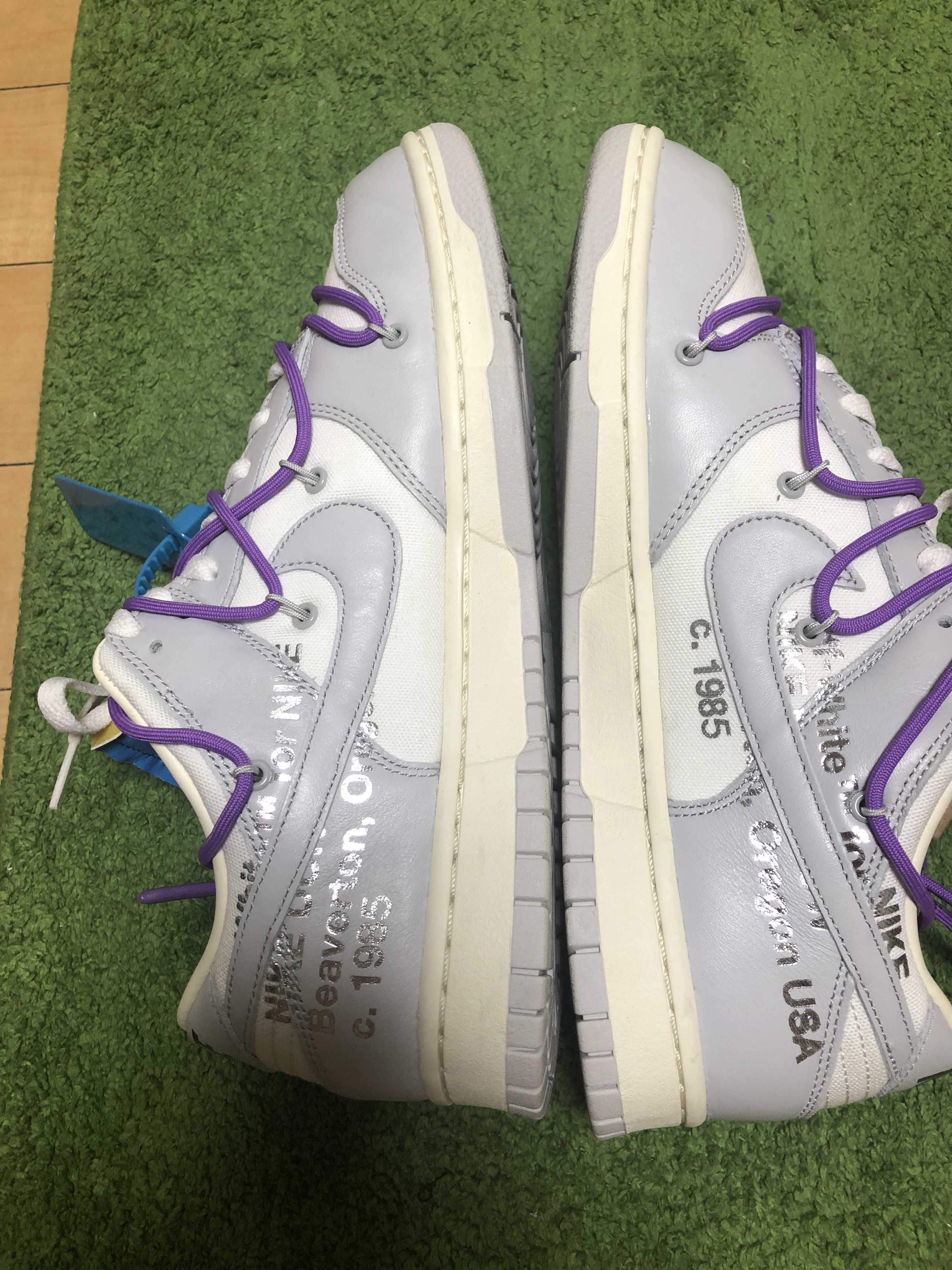 Off-White × Nike Dunk Low "Sail/Neutral Gray"