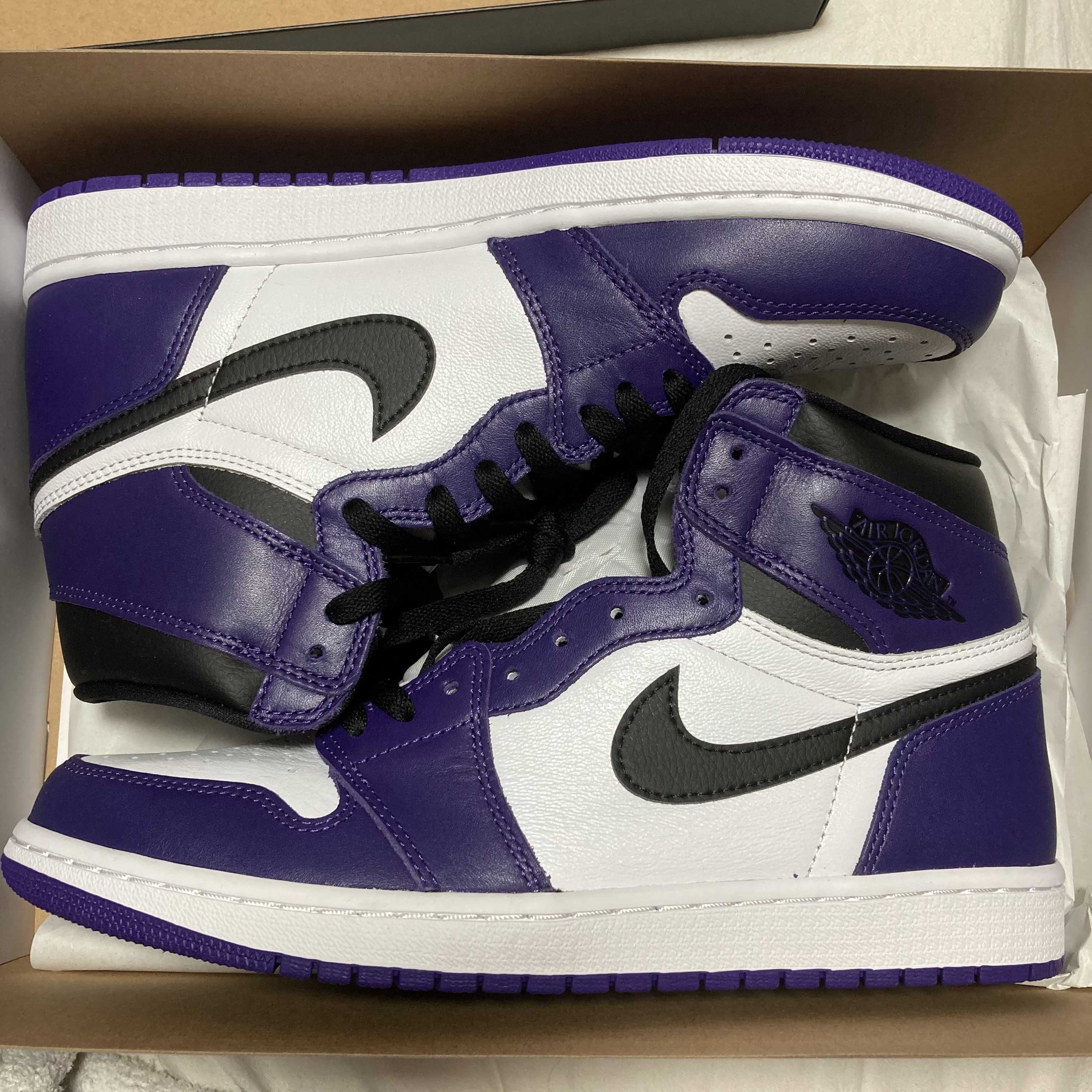 Nike Air Jordan 1 Retro High OG "Court Purple White/Black" (2020)