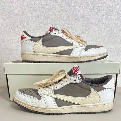 Travis Scott × Nike Air Jordan 1 Low OG SP "Reverse Mocha/Sail and Ridgerock"