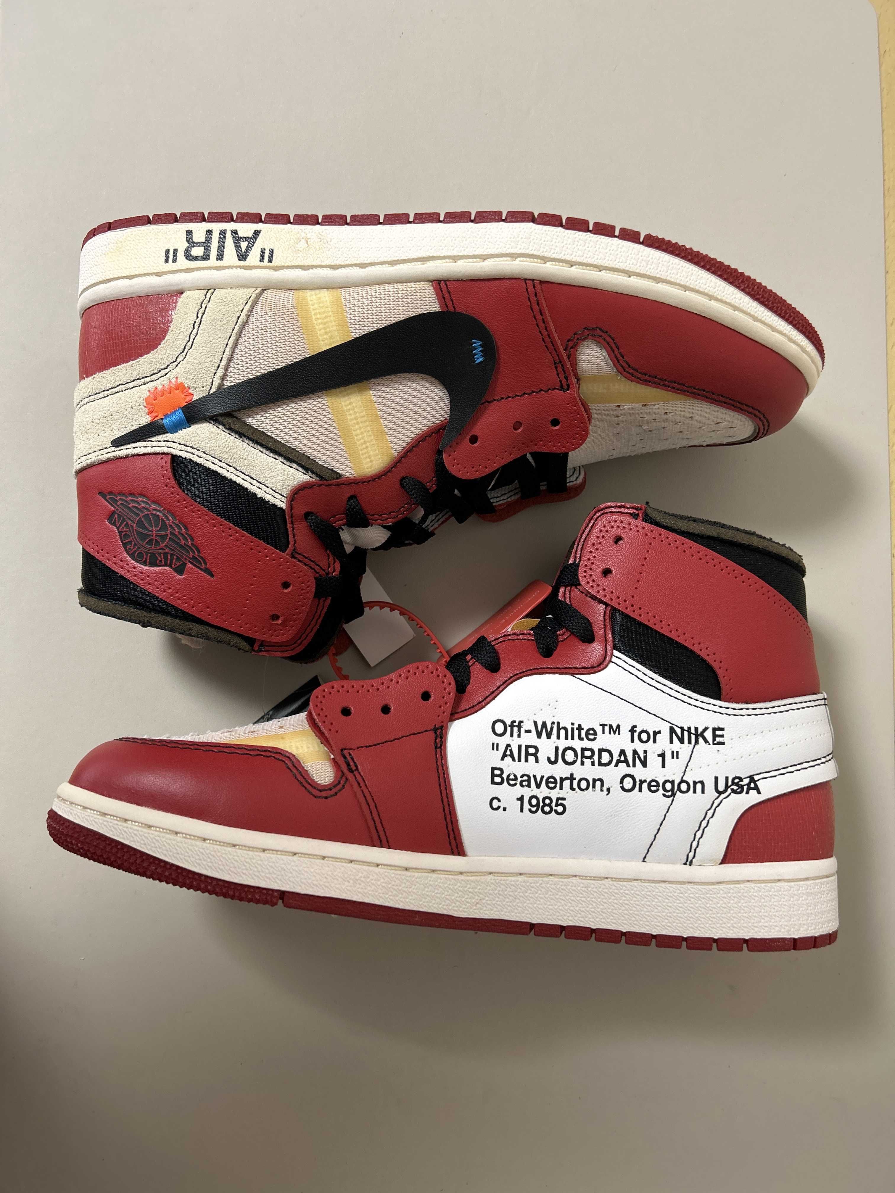 Off-White × Nike Air Jordan 1 Retro High The Ten "Chicago"