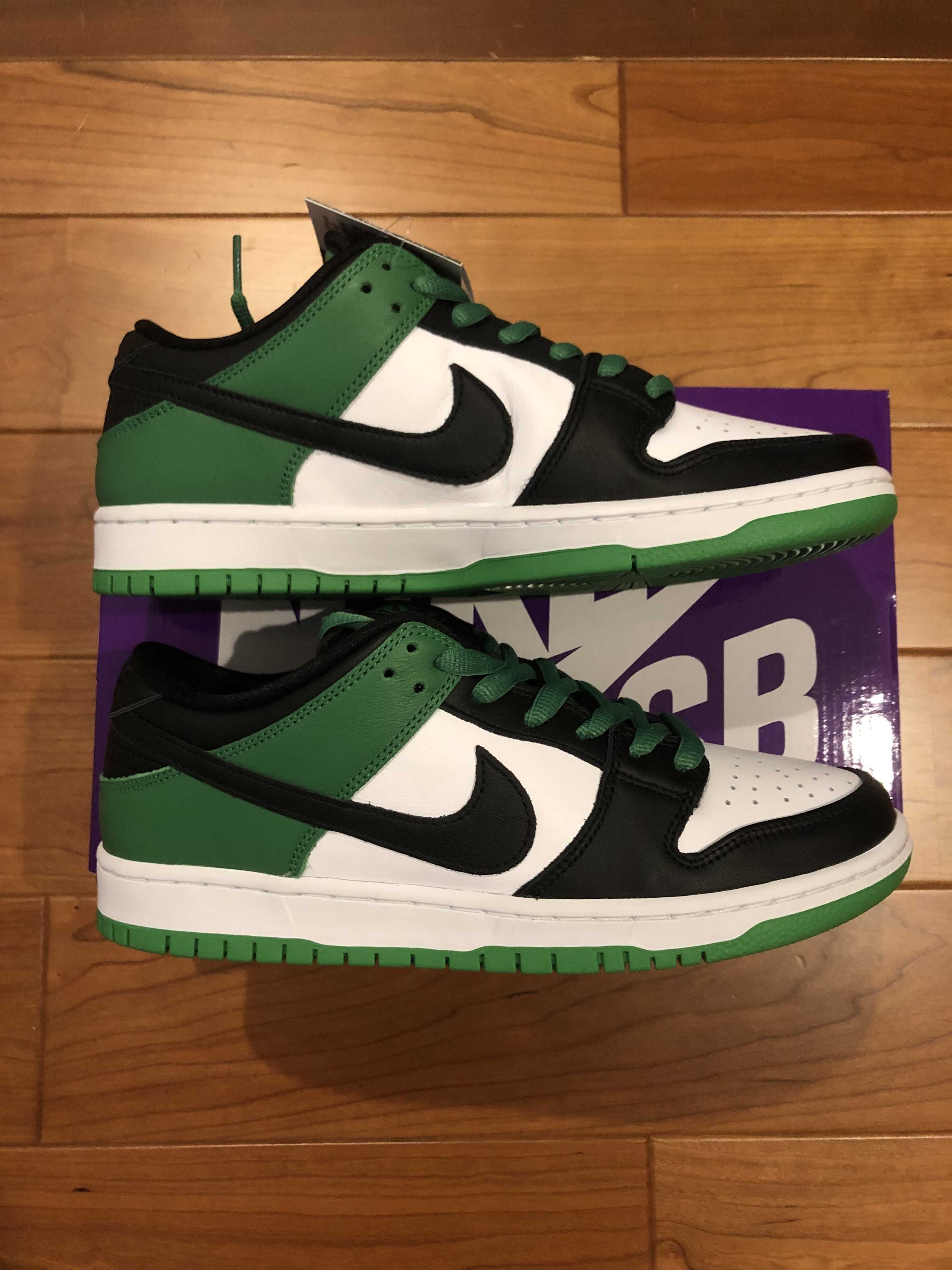 Nike SB Dunk Low Pro "Black and Classic Green"