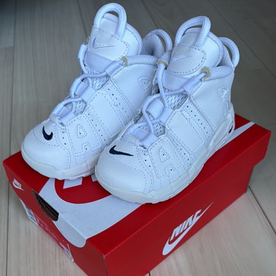 Nike TD Air More Uptempo "White/Midnight Navy"