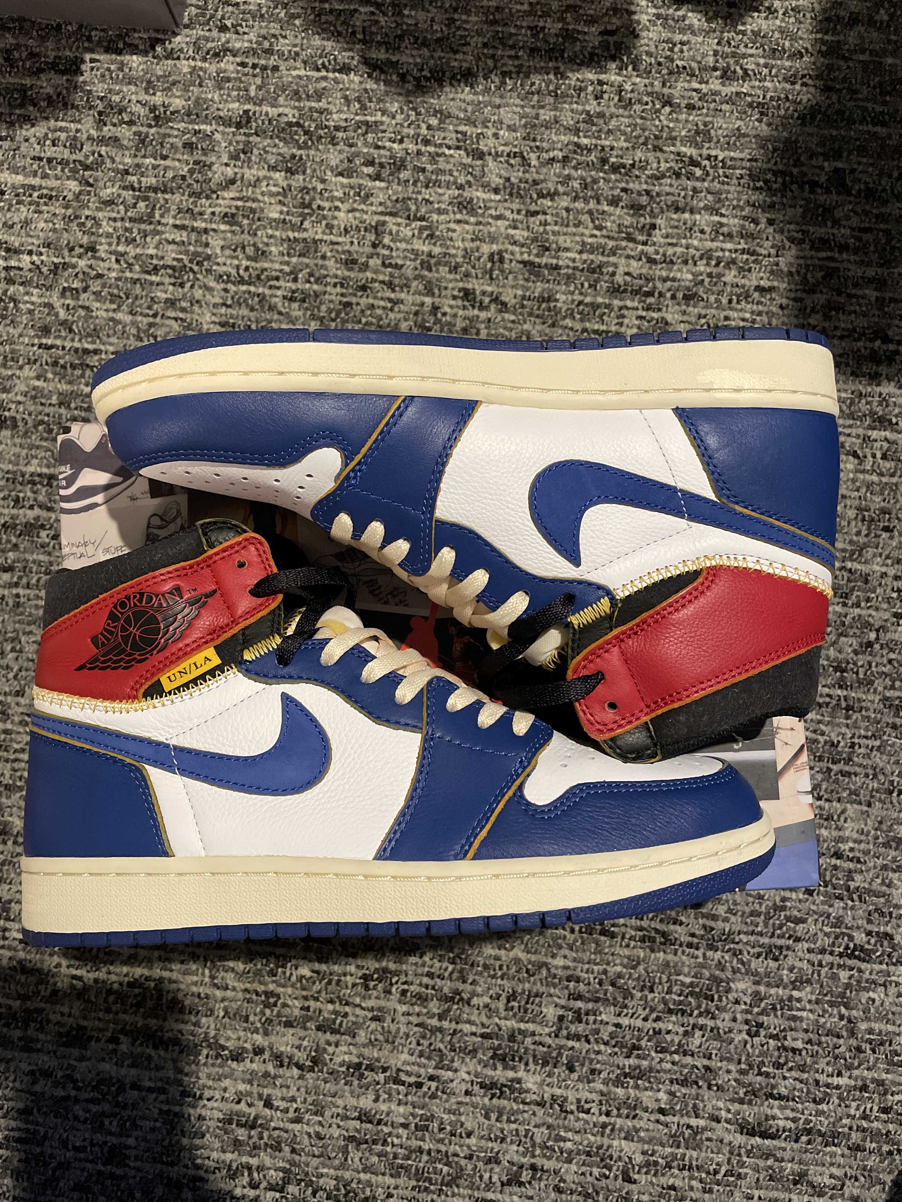 Union × Nike Air Jordan 1 Retro High OG NRG "Storm Blue/Varsity Red"