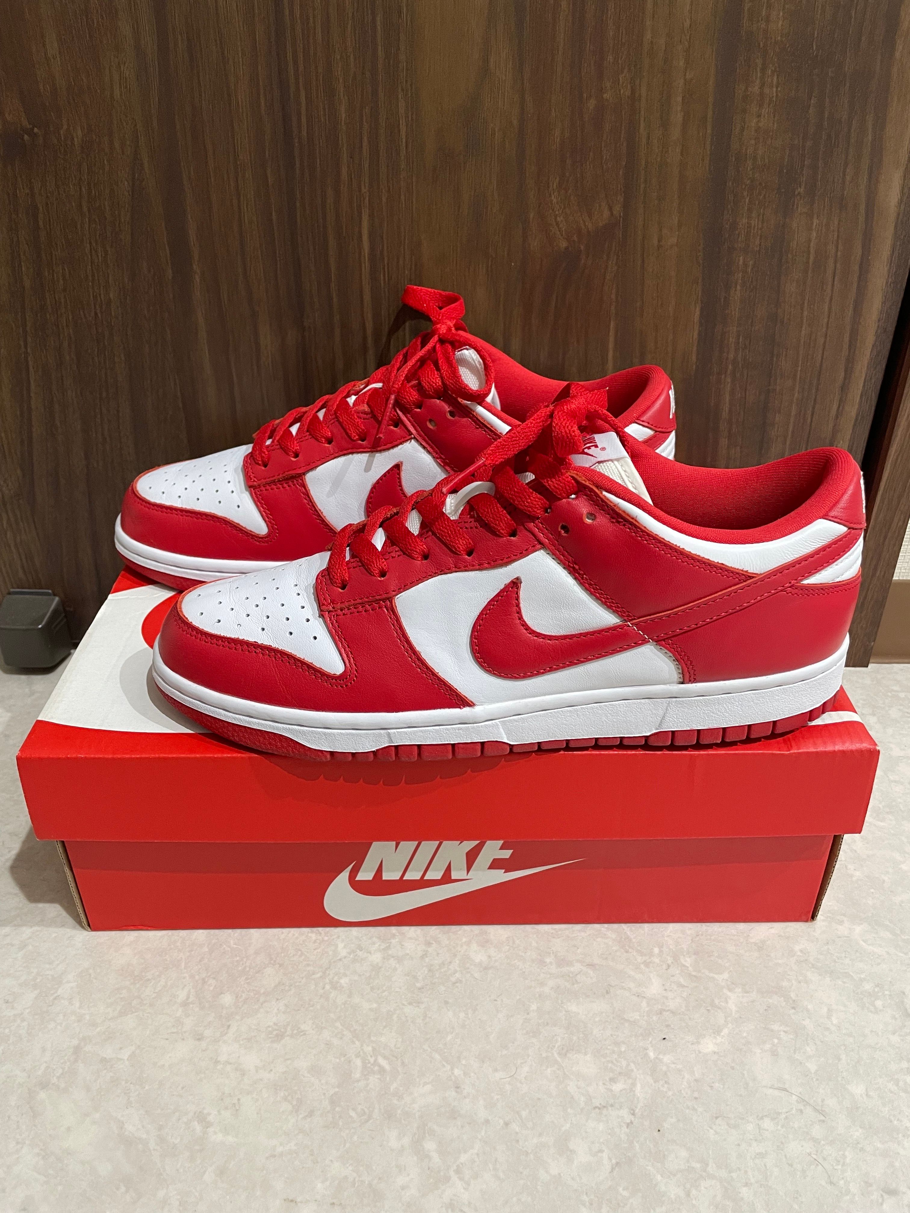 Nike Dunk Low SP "White and University Red"