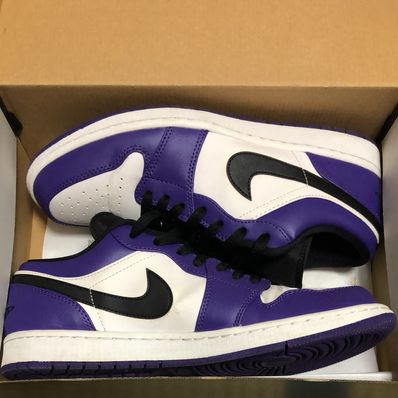 NIKE AIR JORDAN 1 LOW "COURT PURPLE"