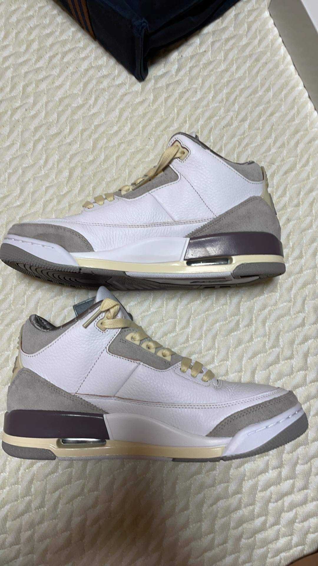 A Ma Maniere × Nike Women's Air Jordan 3 Retro SP "White/Medium Grey Violet Ore"
